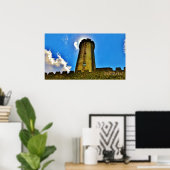 Castello di Malgrate Rapunzel Tower, Poster Print (Heimbüro)