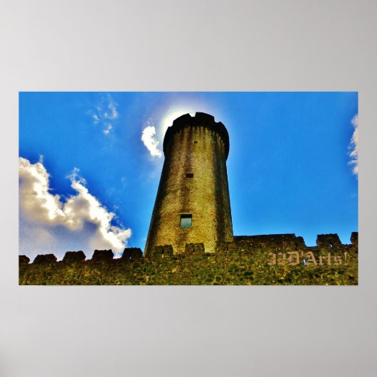 Castello di Malgrate Rapunzel Tower, Poster Print (Vorne)