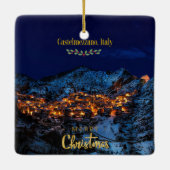 Castelmezzano, Italien - Weihnachten Keramikornament (Rückseite)
