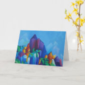 Castelnaud-la-Chapelle - Frankreich Malerei Karte (Gelbe Blume)