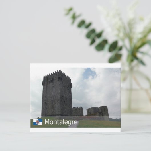 Castelo de Montalegre, Portugal Postkarte (Stehend Vorderseite)
