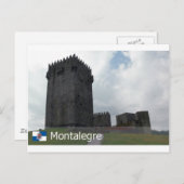 Castelo de Montalegre, Portugal Postkarte (Vorne/Hinten)