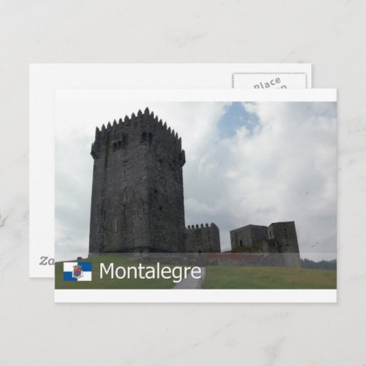 Castelo de Montalegre, Portugal Postkarte (Vorne/Hinten)