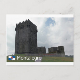 Castelo de Montalegre, Portugal Postkarte