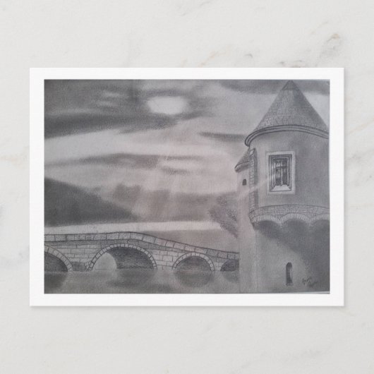 Castelo Medieval Postkarte (Vorderseite)