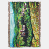 CASTELS IN CHIANTI LANDSCAPE,GELBE BLUME DECKE (Vorderseite Vertikal)