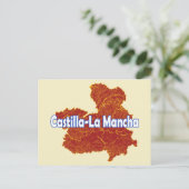 Castilla-La Mancha Postkarte (Stehend Vorderseite)