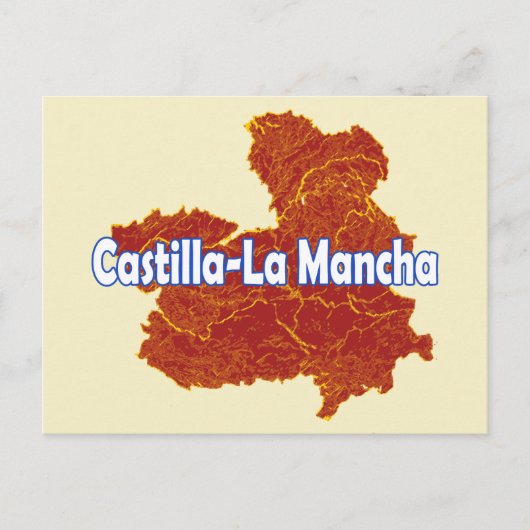Castilla-La Mancha Postkarte (Vorderseite)