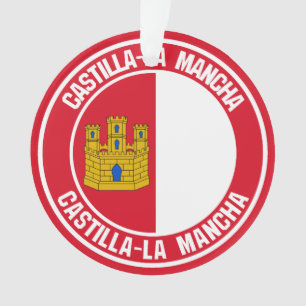 Castilla-La Mancha RundEmblem Ornament