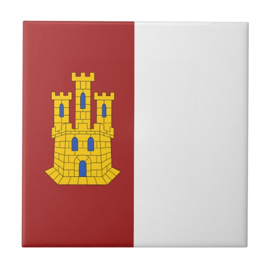 Castilla La Mancha - Spanien Fliese (Vorderseite)
