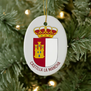 Castilla La Mancha - Spanien Keramik Ornament