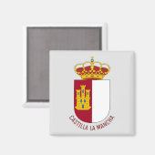 Castilla La Mancha - Spanien Magnet (Vorderseite/Rückseite)