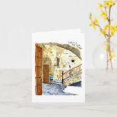 Castillo de la Real Fuerza, altes Havana, Kuba Karte (Gelbe Blume)