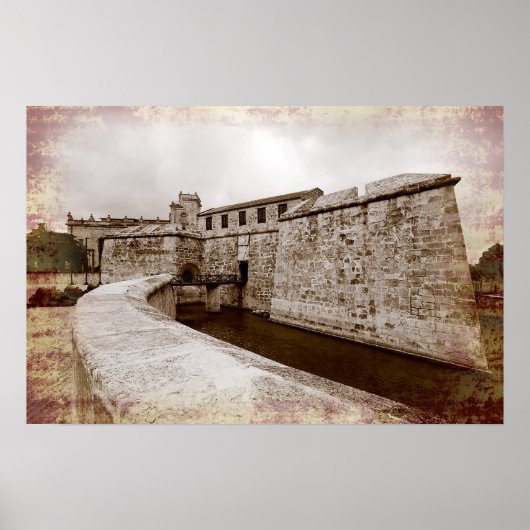 Castillo de la Real Fuerza, Havana, Cuba Poster (Vorne)