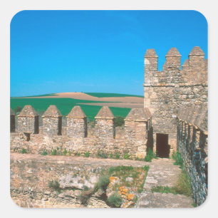 Castillo de Las Aguzaderas ist eine Burg mit einer Quadratischer Aufkleber