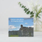 Castillo de San Marco St Augustine FL Fotografie Postkarte (Stehend Vorderseite)