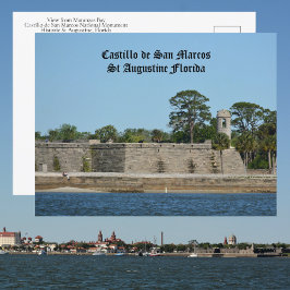 Castillo de San Marcos Historic St Augustine FL Postkarte