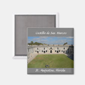 Castillo de San Marcos Magnet (Vorderseite/Rückseite)