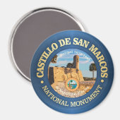 Castillo de San Marcos (NM) Magnet (Vorderseite/Rückseite)