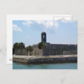 Castillo de San Marcos Postkarte (Vorne/Hinten)