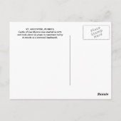 Castillo de San Marcos Postkarte (Rückseite)