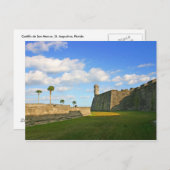 Castillo de San Marcos Postkarte (Vorne/Hinten)