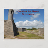 Castillo de San Marcos Postkarte (Vorderseite)
