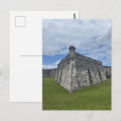 Castillo de San Marcos Postkarte (Vorne/Hinten)