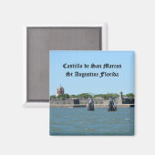 Castillo de San Marcos St Augustine FL Foto Magnet (Vorderseite/Rückseite)