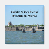 Castillo de San Marcos St Augustine FL Foto Magnet (Vorne)
