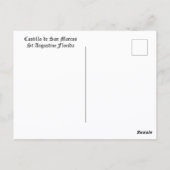 Castillo de San Marcos St Augustine FL Foto Postkarte (Rückseite)