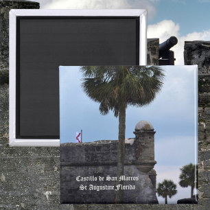 Castillo de San Marcos St Augustine Florida Foto Magnet