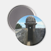 Castillo de San Marcos Turret, St. Augustine, FL Magnet (Vorderseite/Rückseite)