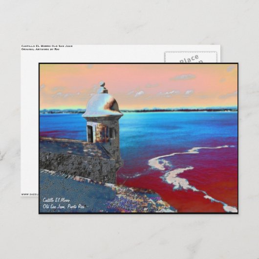 Castillo El Morro -1 Postkarte (Vorne/Hinten)