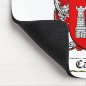 CASTILLO FAMILIENWAPPEN - CASTILLO WAPPEN MOUSEPAD (Ecke)