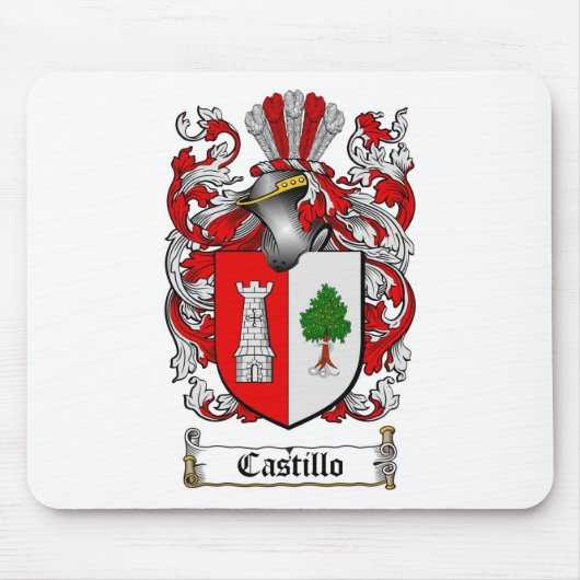 CASTILLO FAMILIENWAPPEN - CASTILLO WAPPEN MOUSEPAD (Vorne)