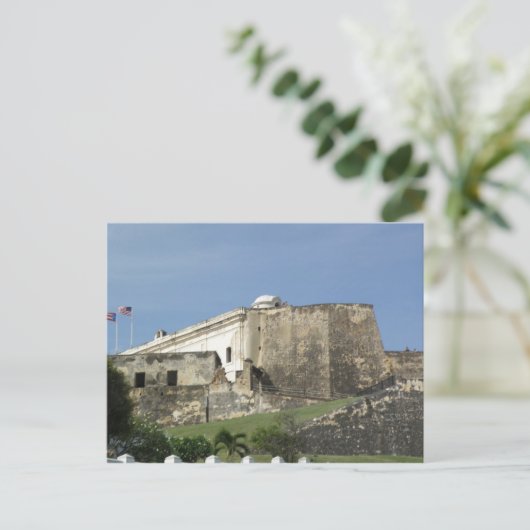 Castillo San Cristobal Postkarte (Stehend Vorderseite)