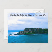 Castillo San Felipe del Morro - Alte San Juan Fort Postkarte (Vorne/Hinten)