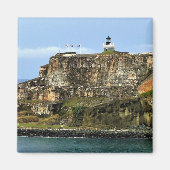 Castillo San Felipe del Morro Leuchtturm Magnet (Vorne)