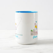 Castin' Doubts  Zweifarbige Tasse (Mittel)