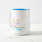 Castin' Doubts  Zweifarbige Tasse (Vorderseite Links)