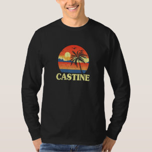 Castine Maine Me Summer US Cities Tropical Beach T-Shirt