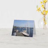 Castine, Maine notecard Karte (Gelbe Blume)