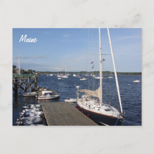Castine, Maine Postcard Postkarte