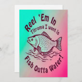 Casting a Line for Fun Einladung (Vorne/Hinten)