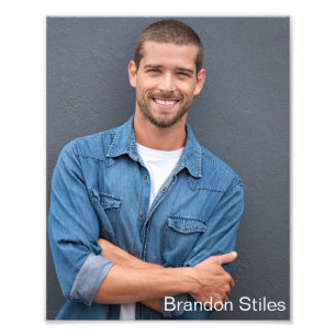 Casting Call Headshots - Vollblutender Text 8x10 l Fotodruck