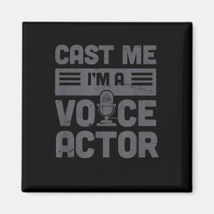 Casting Mich Lustiger Voice-Over-Künstler Sprechro Magnet