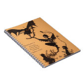Casting Zauber Magisches Halloween-Notebook Notizblock (Rechte Seite)