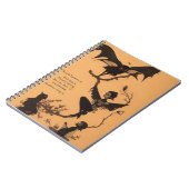 Casting Zauber Magisches Halloween-Notebook Notizblock (Linke Seite)