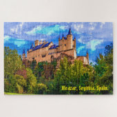 Castle Alcazar, Segovia, Spanien. Puzzle (Horizontal)